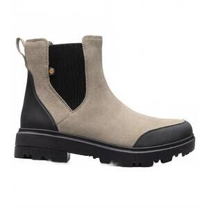 BOGS Holly Waterproof Chelsea Boots Size 7 TAUPE